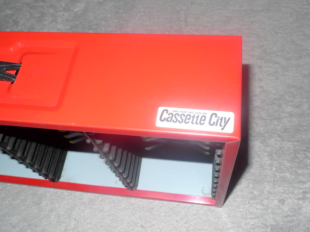 カセットシティ　40本収納　cassette city 赤_画像2