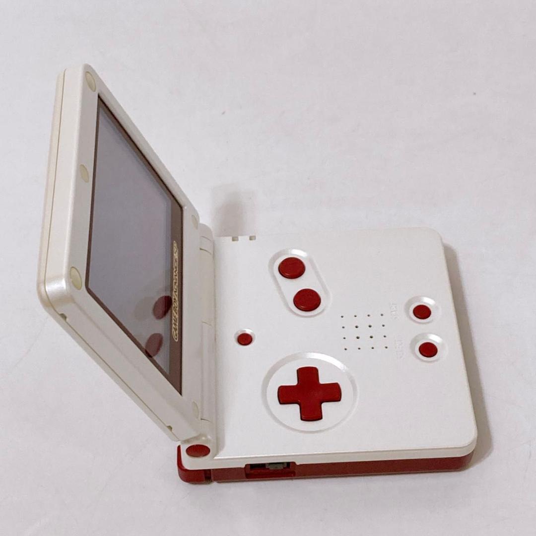 【付属品完備】 ゲームボーイアドバンスSP ファミコンカラー Nintendo 任天堂_画像8