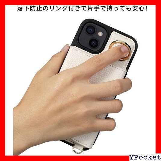 ベストセラー iphone13 スマホケース 手帳型 携帯カバーip ケース ルダー オシャレ 6.1 インチ ホワイト 355