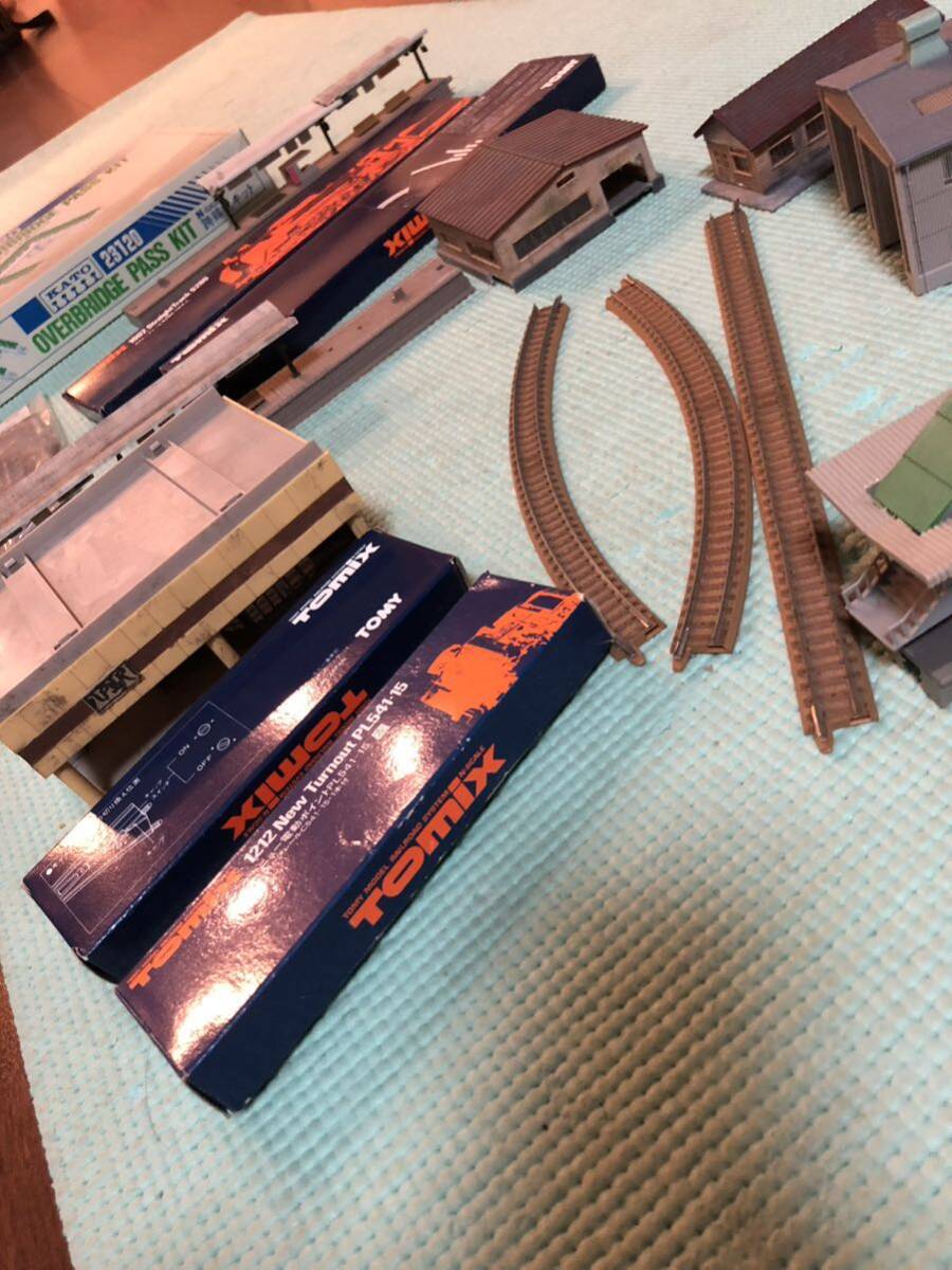 Nゲージ 鉄道模型 線路 レール 等140サイズ　大量まとめ　空箱　TOMIX GM 未開封レア含む_画像9