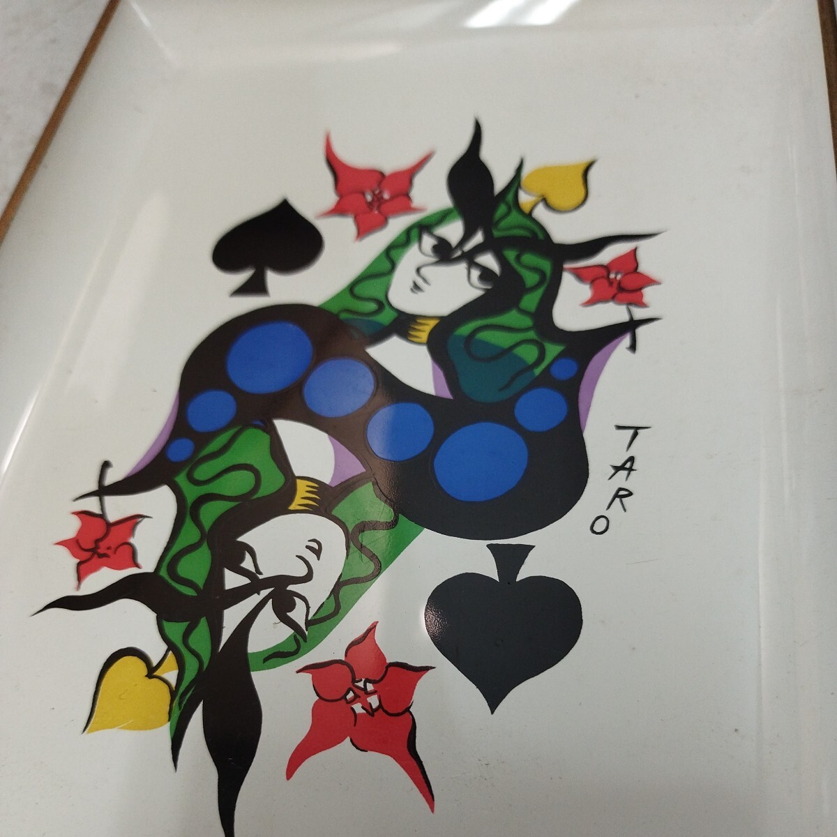  Okamoto Taro TARO карты дизайн O-Bon tray украшение интерьер [ кошка pohs ]