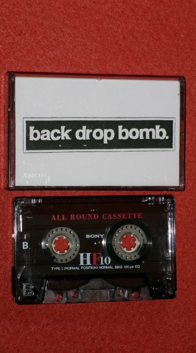 0316こ4■カセットテープ■BACK DROP BOMB【2曲入/デモテープ】バックドロップボム/ミクスチャー/インディーズ/パンク(送料370円【ゆ60】_画像1