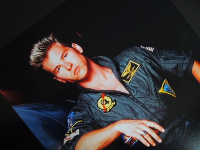 A4 額付き ポスター TOP GUN アイスマン 写真 トップガン ヴァルキルマー Val Kilmer