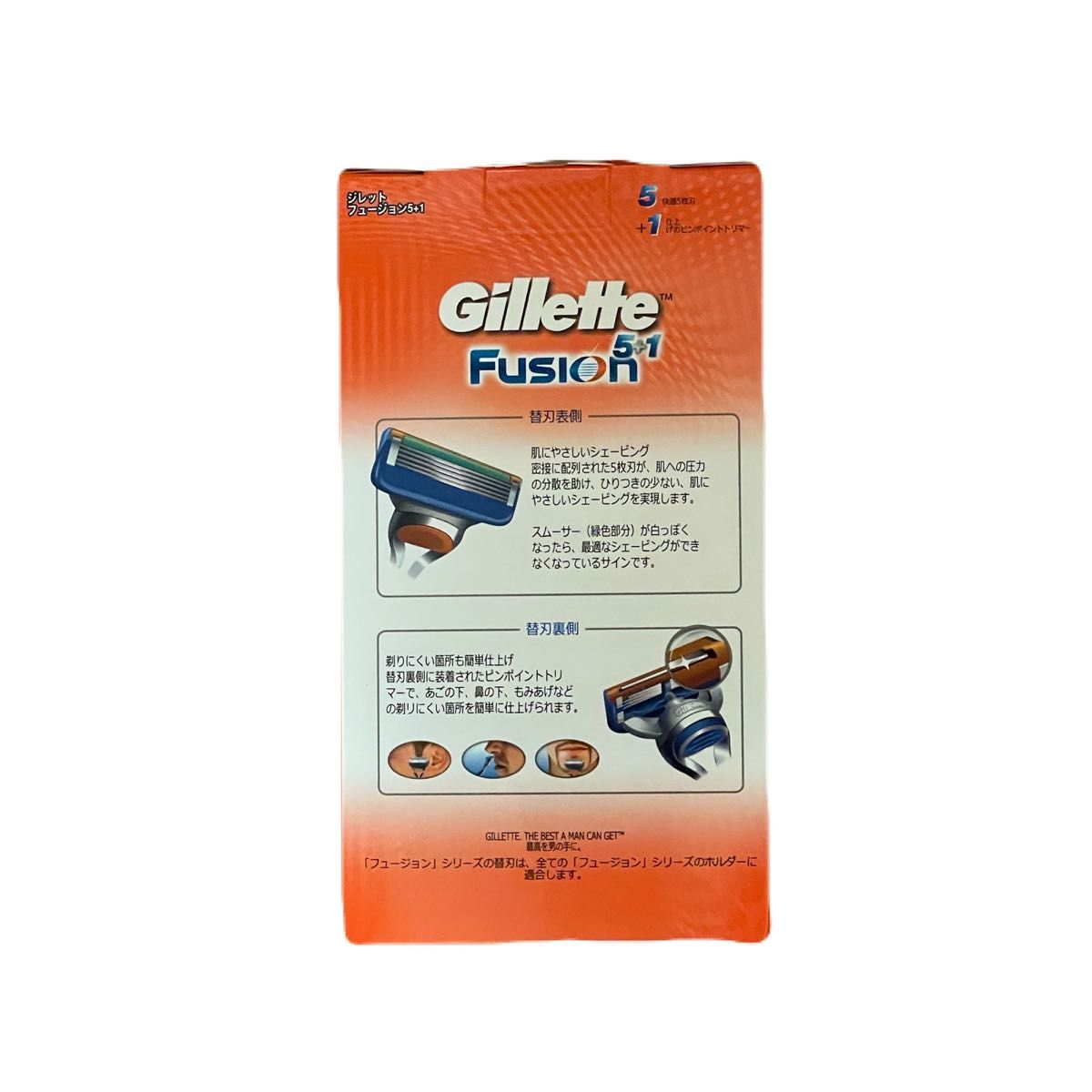 P&G ジレット フュージョン 本体ホルダー ＋ 替刃6コ付き Gillette Fusion 5+1