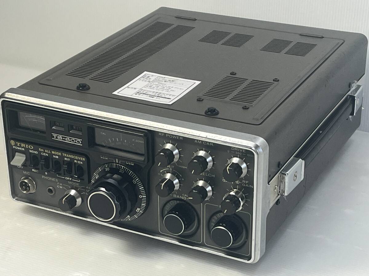 TRIO/ Trio 6m all mode transceiver TS-600 operation verification settled ( body only ) power cord none 