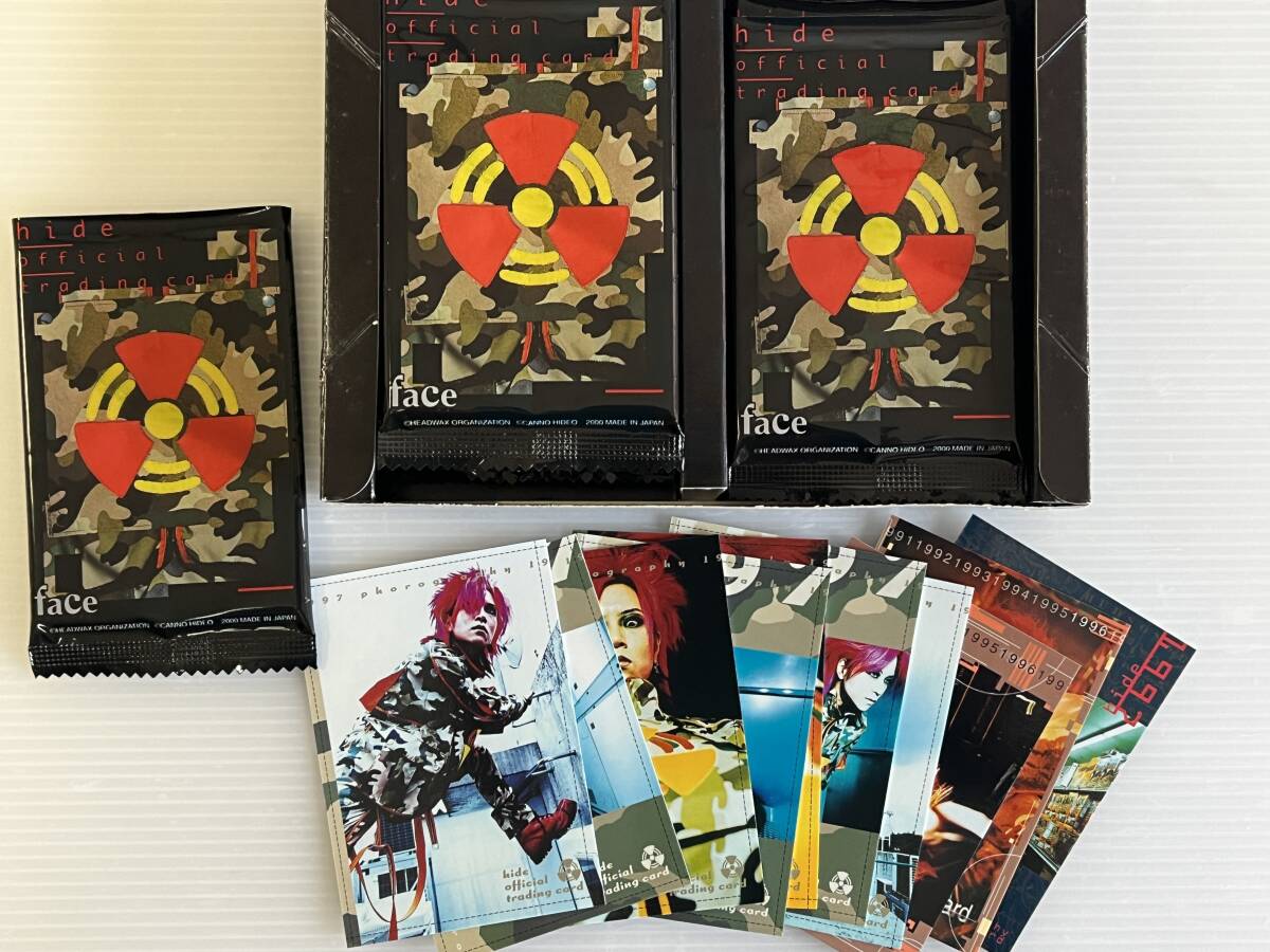 X JAPAN 　HIDE　　 オフィシャル トレーディングカード 　トレカ 　120枚(開封済)_画像2