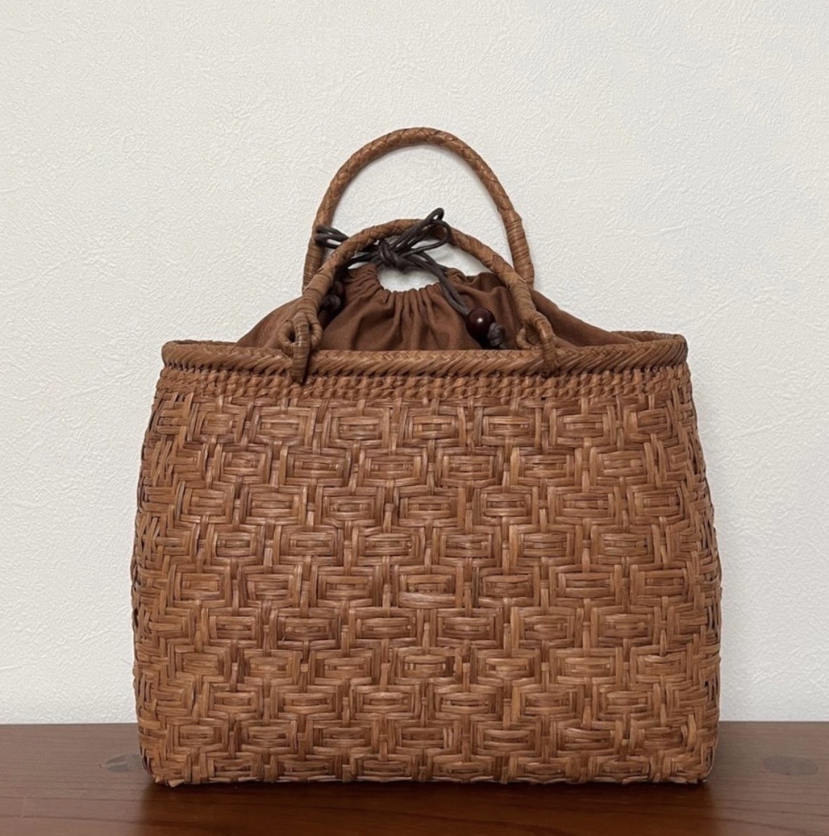  new arrival Nagano production superfine 3 millimeter . worker hand-knitted turtle . net fee braided mountain ... bag 