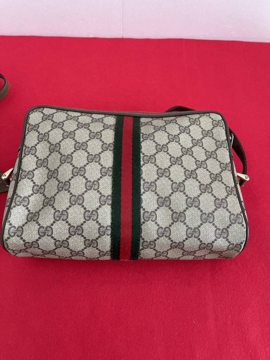 GUCCI オールドグッチ ヴィンテージ シェリーライン ショルダーバッグ インターロッキング_画像4