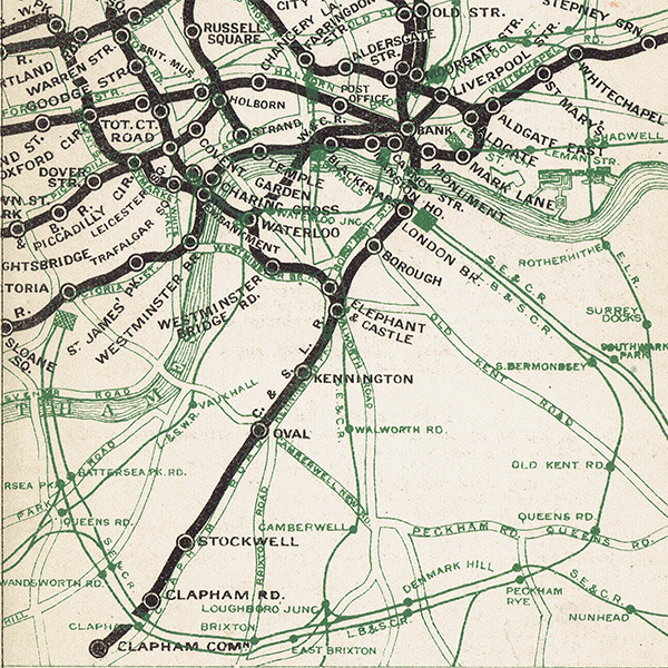 ヤフオク ロンドン チューブ 地下鉄 アンティークマップ