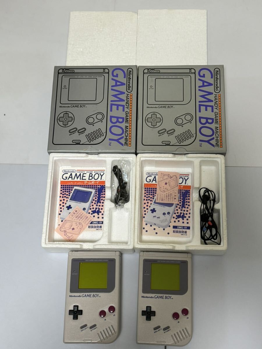 初代 ゲームボーイ 本体 2台セット 送料無料の画像1
