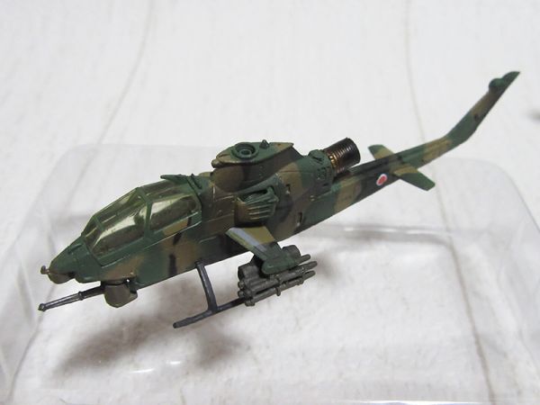 タカラ WTM4 陸上自衛隊 AH-1S コブラ 2色迷彩 1/144 ワールドタンクミュージアム04 ヒューイコブラ 全長9cm_AH-1S陸自機二色迷彩