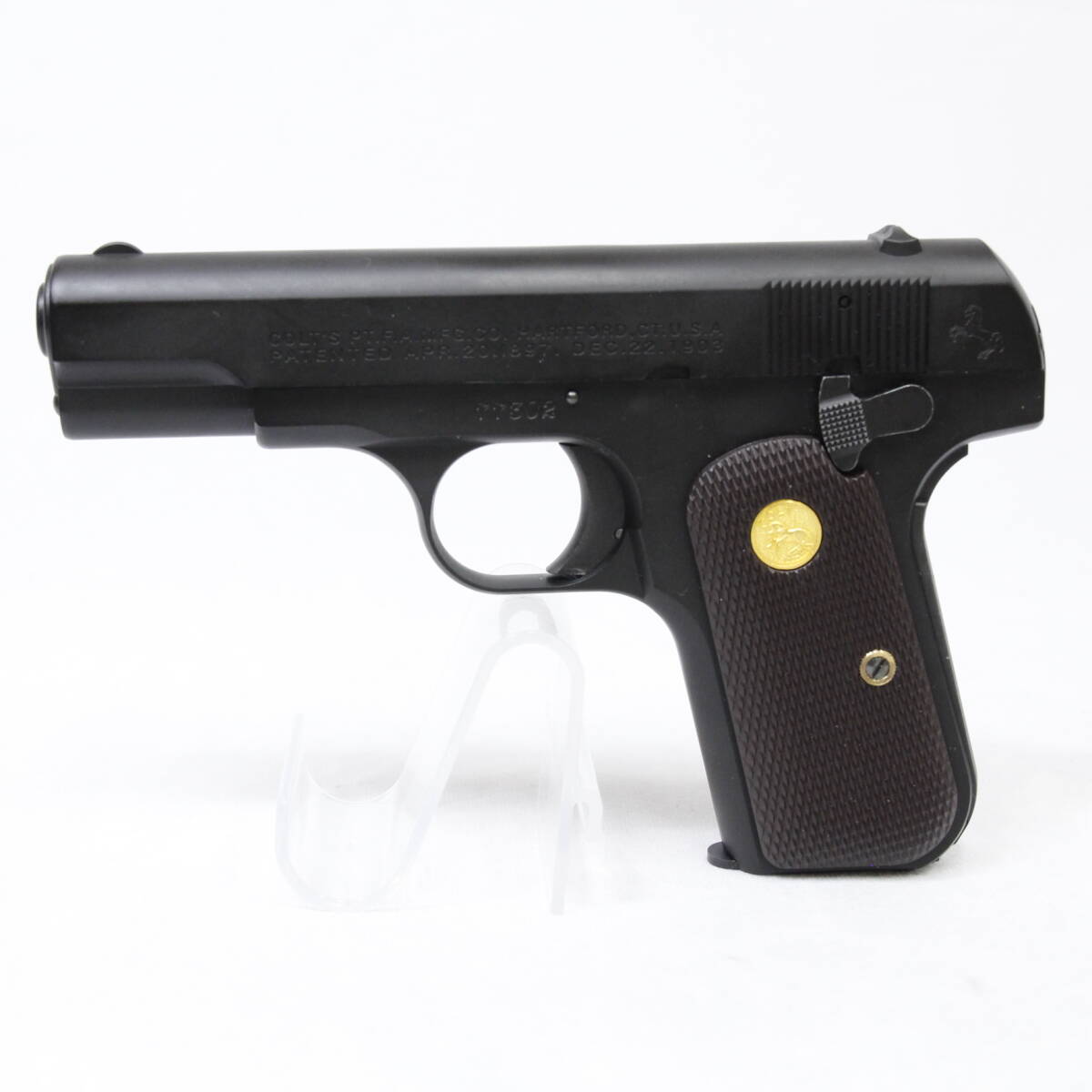 CAW .32 AUTO COLT コルト オート 未発火 MAG リバイバル HW モデルガン 2022年購入 空撃ち数回 2403-K0193K(NT)_画像3