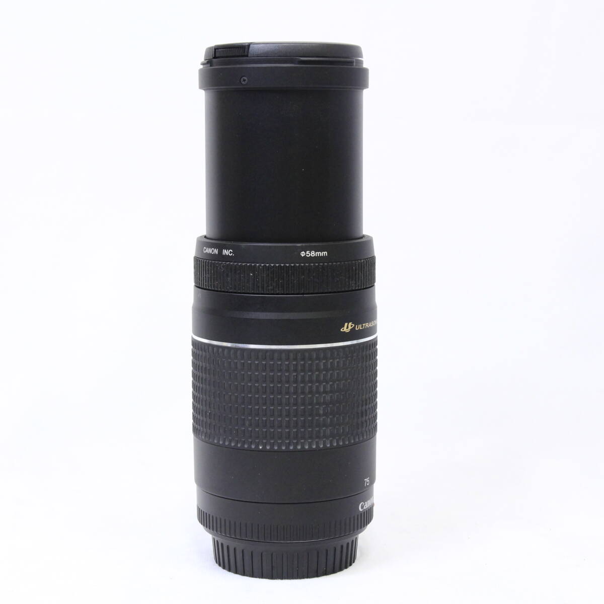 ☆並品☆ Canon キャノン 75-300㎜ 1:4-5.6 EF ズームレンズ ウルトラソニック Ⅲ USM 1.5m/4.9ft 2402-K0320K(NT)_画像4