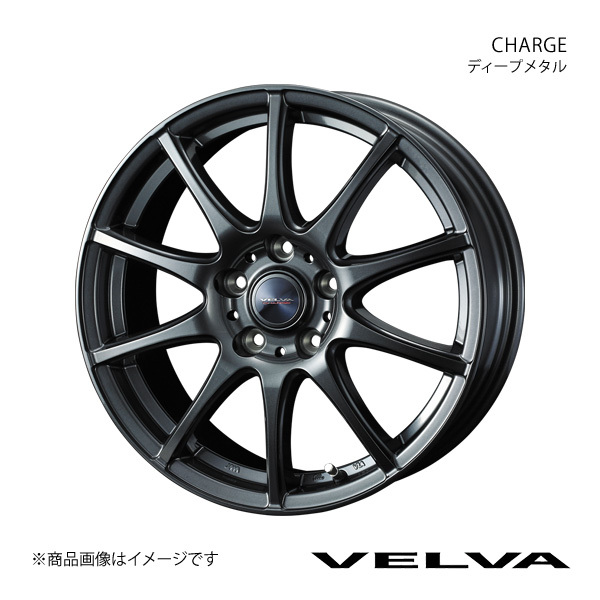 VELVA/CHARGE ステージア M35 FR アルミホイール1本【16×6.5J 5-114.3 INSET40 ディープメタル】0040177_画像1