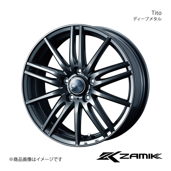 Zamik/Tito RENAULT ルーテシア RM5M ルノースポール アルミホイール1本【18×7.5J 5-114.3 INSET55 ディープメタル】0040255_画像1