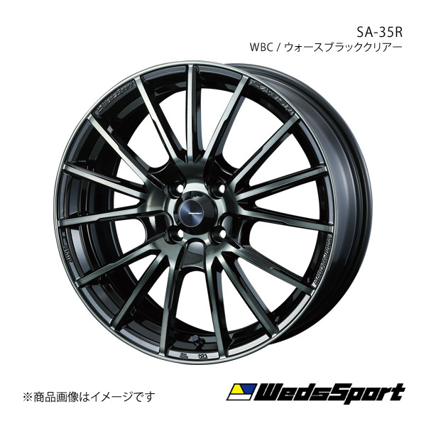 WedsSport/SA-35R インプレッサWRX STI GRB/GRF/GVB/GVF アルミホイール1本【18×8.5J 5-114.3 INSET50 WBC】0073627_画像1