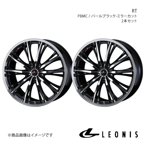 LEONIS/RT RENAULT メガーヌ BBM5P ルノースポール アルミホイール2本セット【18×8.0J 5-114.3 INSET42 PBMC】0041192×2_画像1