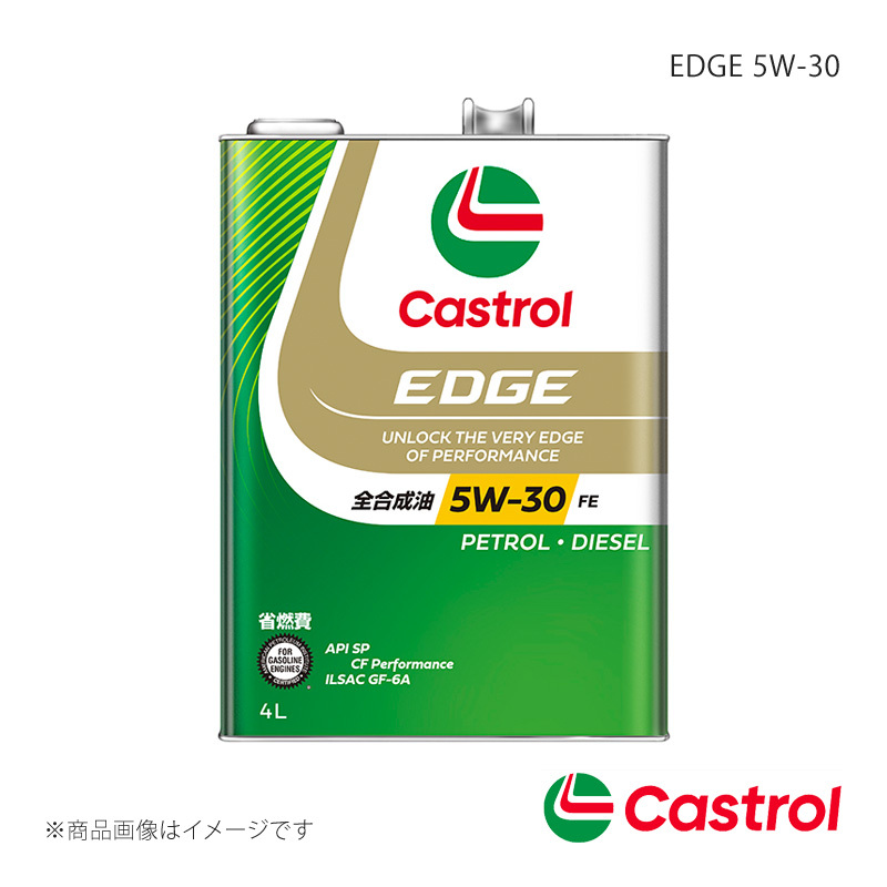 Castrol/カストロール EDGE 5W-30 4L×6本 インプレッサWRX マニュアル 5MT 4WD 2000cc 2010年06月～2014年08月 4985330115159_画像1