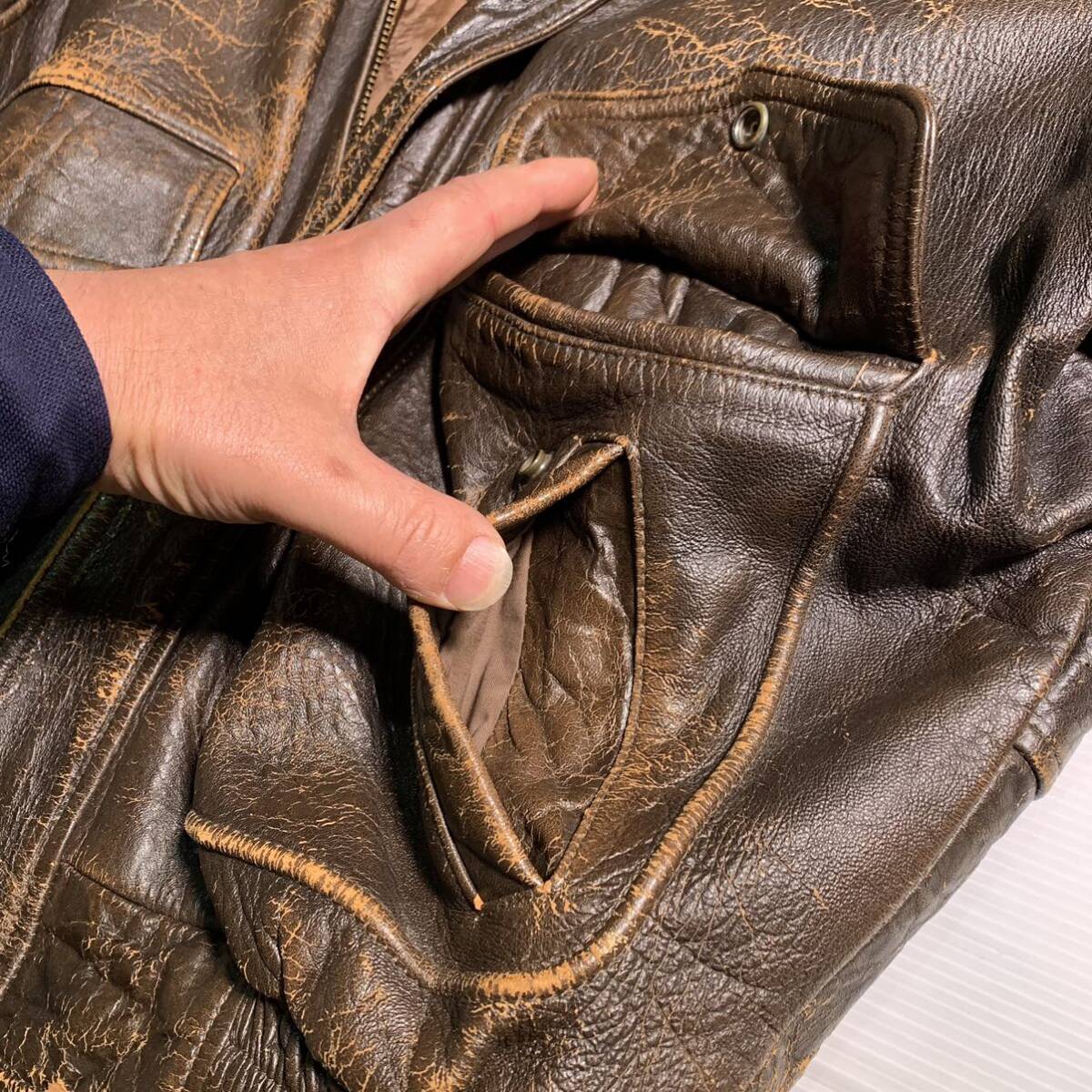 羊革 レザー XL フライトジャケット G-1 革ジャン ビンテージ 羊革 レザー XL フライトジャケット G-1 革ジャン ビンテージ