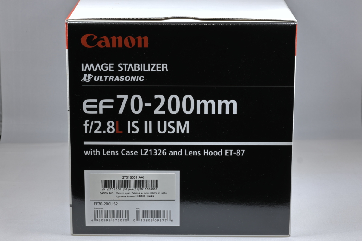【送料無料】Canon EF 70-200mm F2.8L IS II USM 【キヤノン点検済み】の画像6