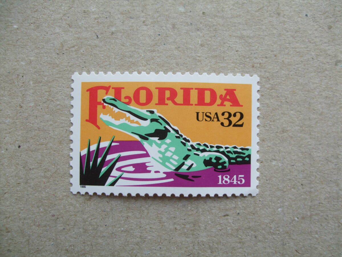 アメリカ　１９９５年　フロリダ州 150年　１種完　未使用美品_画像1