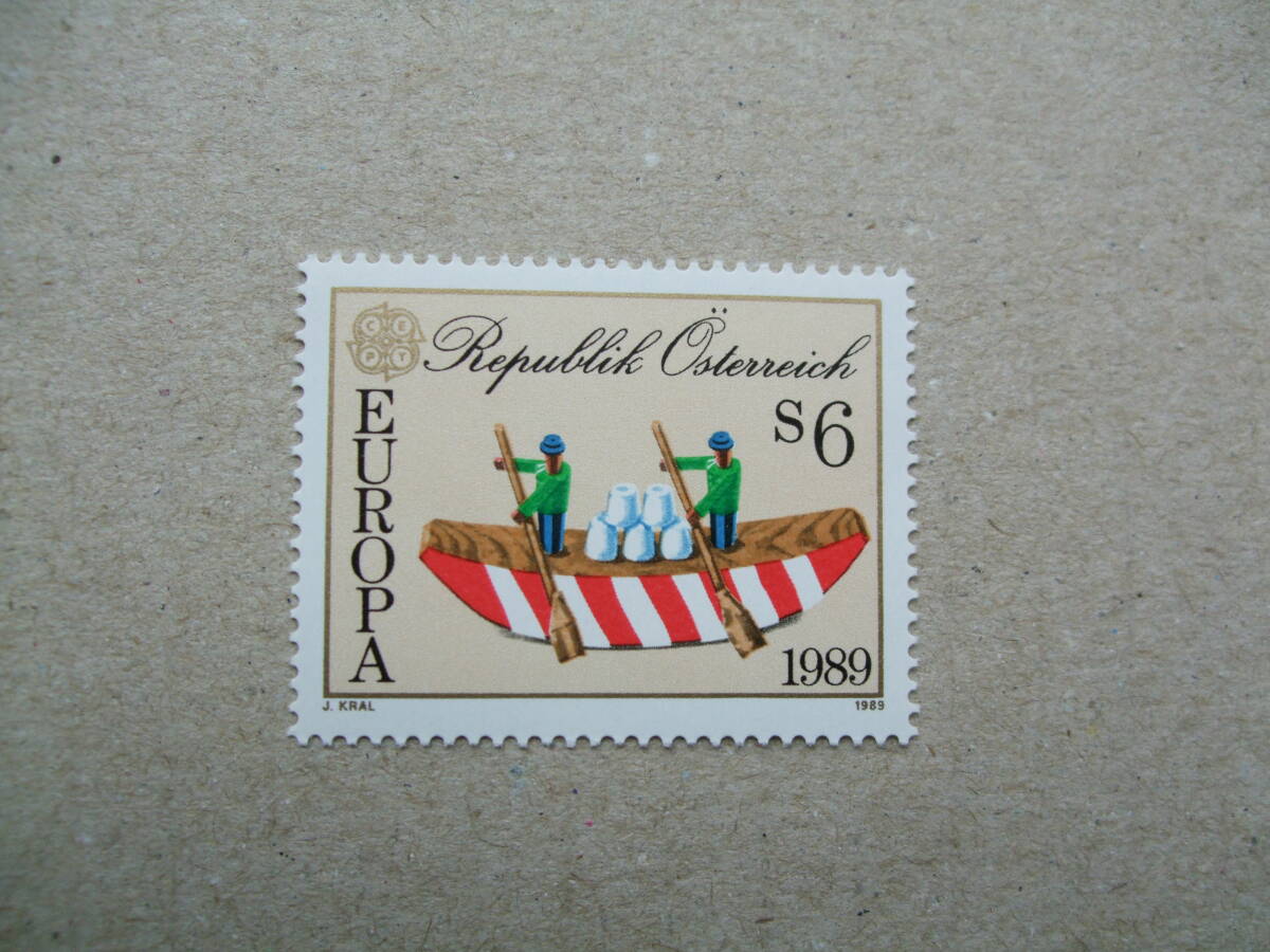  Austria 1989 year Europe stamp 1 kind . unused beautiful goods 