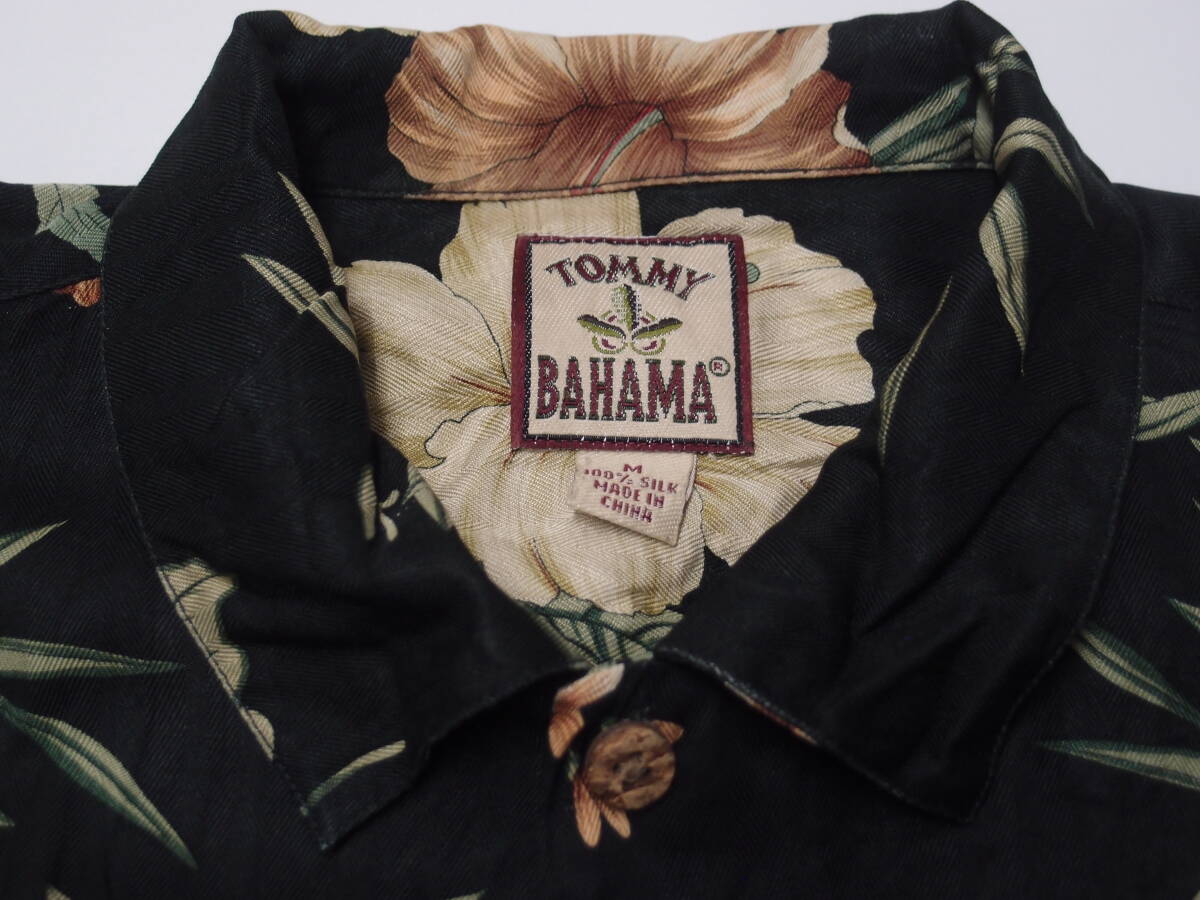 ◆古着卸USA■TOMMY BAHAMA☆ハワイアンシャツ★★★M SILK 100%  アメリカ直輸入 SALE お見逃しなく!の画像3