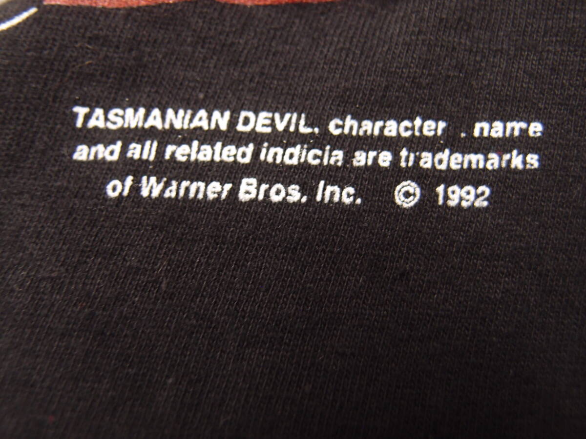 ◆古着卸USA■HARLEY DAVIDSON☆Tシャツ★★★XL  1992 Tasmanian Devil タズ MADE IN USA アメリカ直輸入 SALEの画像6