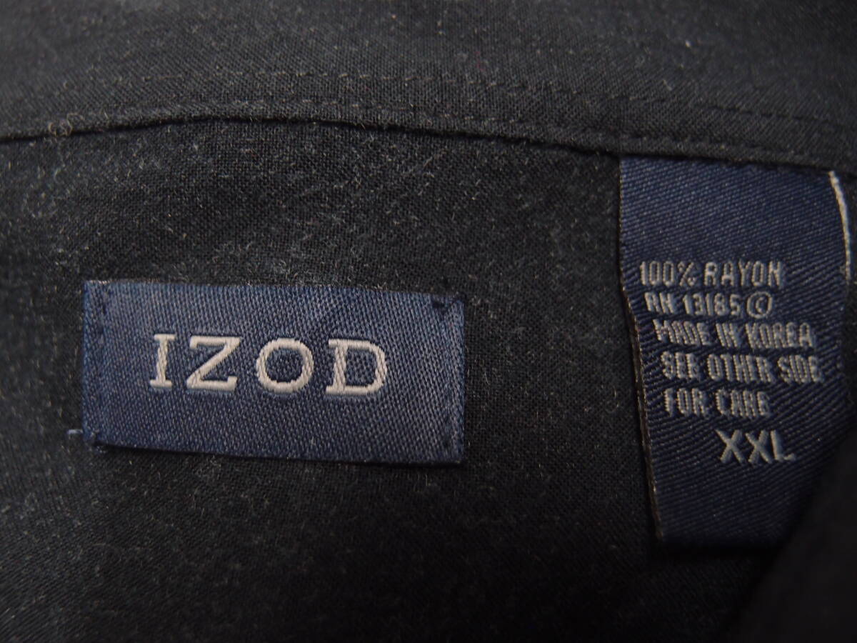 ◆古着卸USA■IZOD☆ハワイアンシャツ★★★2XL　レーヨン　 アメリカ直輸入　SALE お見逃しなく!_画像4