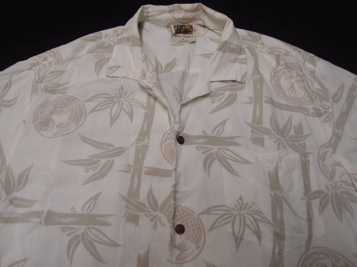 ◆古着卸USA■Winne Fashion☆ハワイアンシャツ★★★L　MADE IN HAWAII　 アメリカ直輸入　SALE お見逃しなく!_画像2