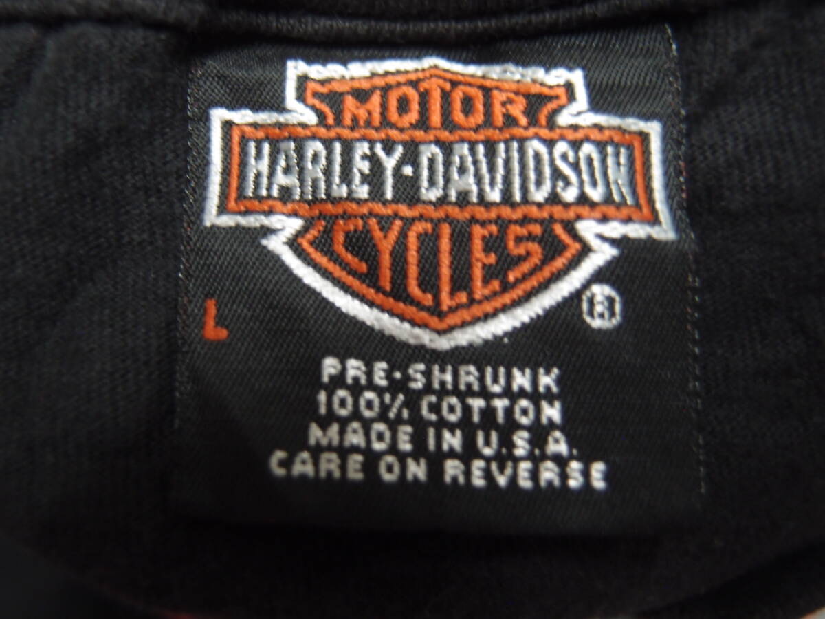 ◆古着卸USA■HARLEY DAVIDSON☆Tシャツ★★★L　ANCHORAGE ALASKA　 表1996　裏1989　アメリカ直輸入　SALE お見逃しなく!_画像3