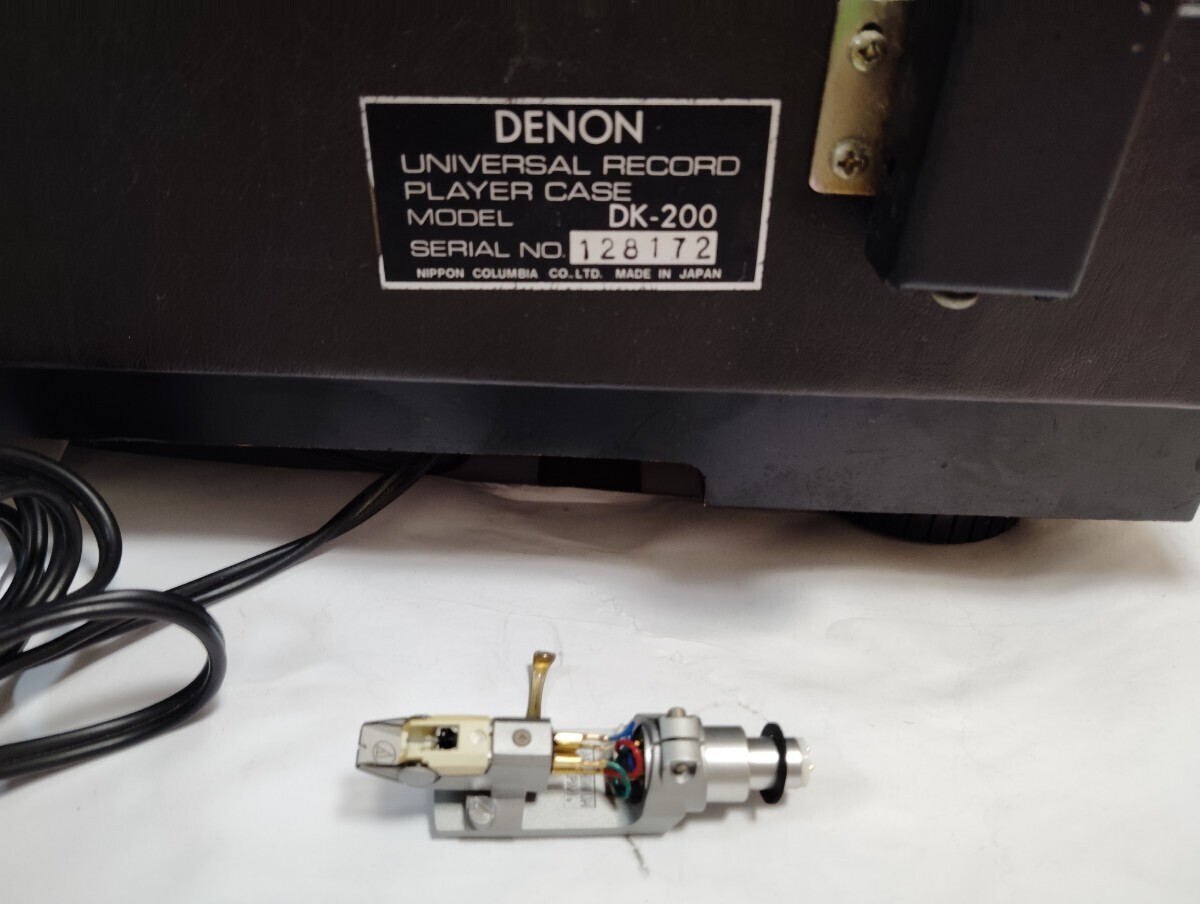 デノン DENON DP-3000 DK-200 ターンテーブル レコードプレーヤー audio-technica カートリッジ付きジャンク品 現状販売の画像10