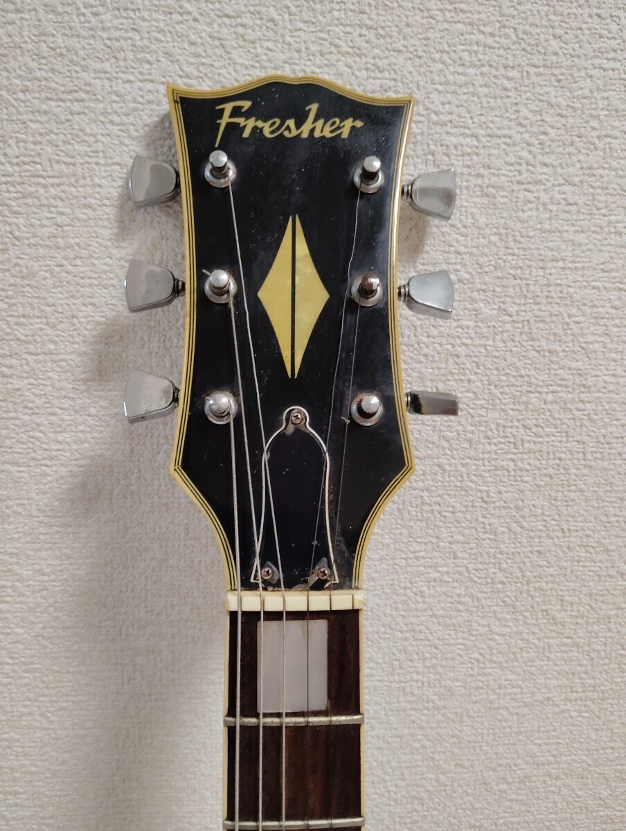 プレッシャー　Fresher エレキギター本体全長約:101cm重さ約:4.2kg ジャンク品　現状販売_画像3