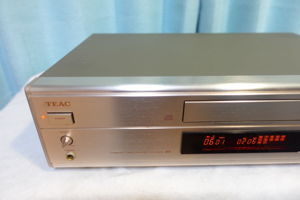 TEAC ティアック CD-Z500 CDプレーヤー 動作品　リモコン付