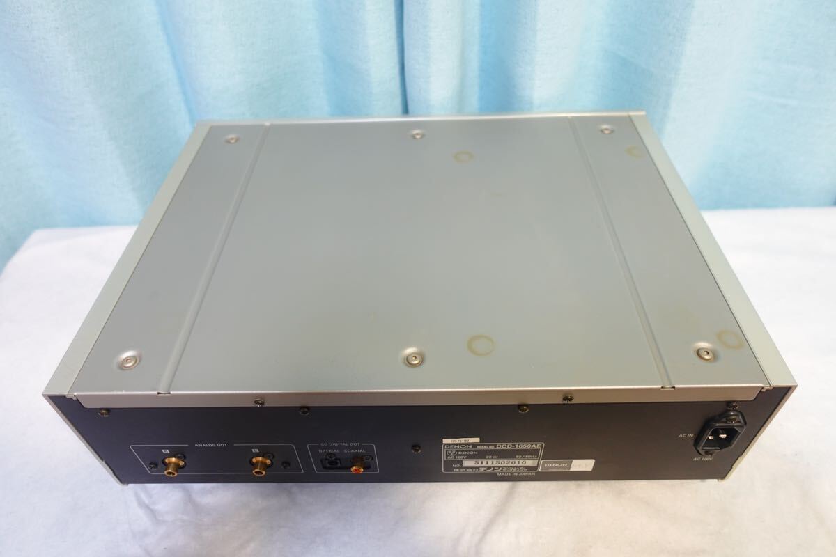 DENON デノン DCD-1650AE CDプレーヤー 動作品　リモコン付