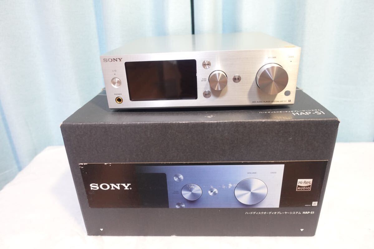 SONY HAP-S1 HDDオーディオプレーヤーシステム ハイレゾ音源対応 シルバー 元箱付