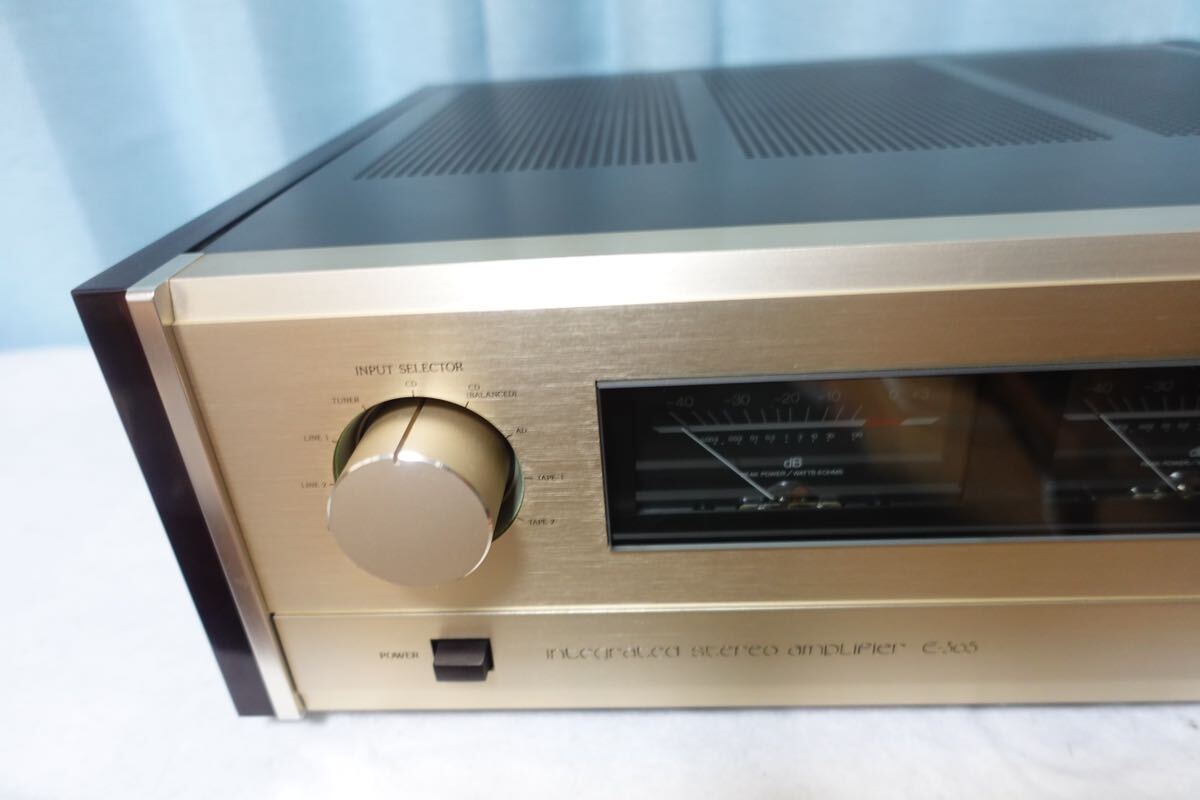  beautiful goods Accuphase pre-main amplifier E-305 Accuphase operation goods 
