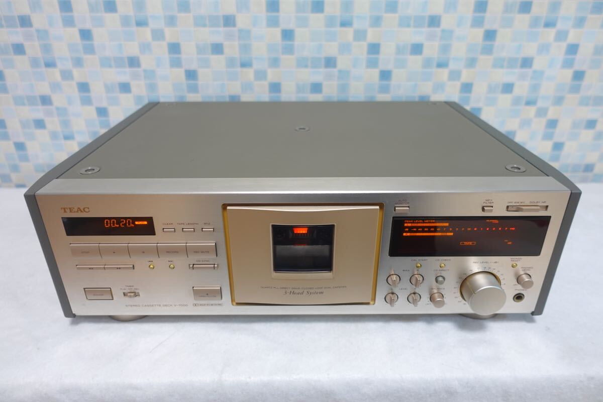 TEAC ティアック カセットデッキ V-7000_画像1