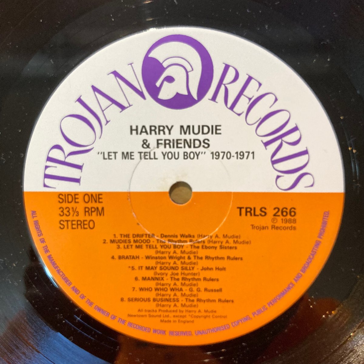 V.A. /HARRY MUDIE & FRIENDS: LET ME TELL YOU BOY /TRLS266 /UK-ORIGINAL★送料着払い★URT_画像3