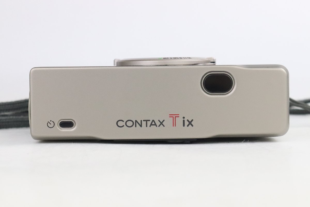 CONTAX Contax Tix titanium made compact film camera origin box attaching *F