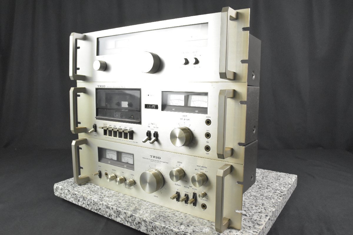 TRIO Trio KX-3700G/KA-5100G/KT-3100G audio set cassette deck amplifier tuner [ present condition delivery goods ]*F