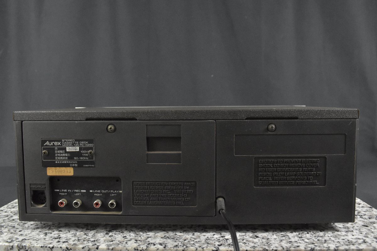 Aurex オーレックス PC-4260 カセットデッキ【現状渡し品】★F_画像5