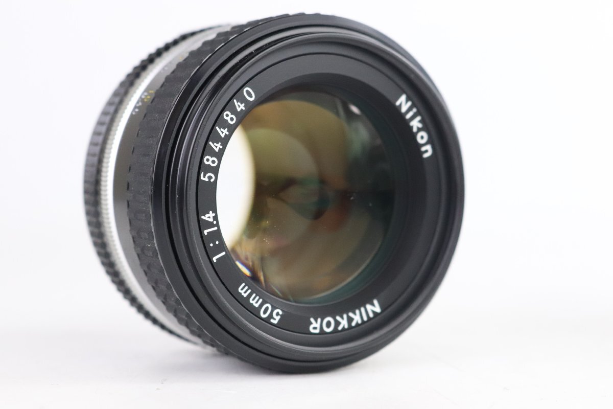 Nikon ニコン FM3A フィルム一眼レフカメラ + Nikkor 50mm F1.4 Ais 標準単焦点レンズ★F_画像6