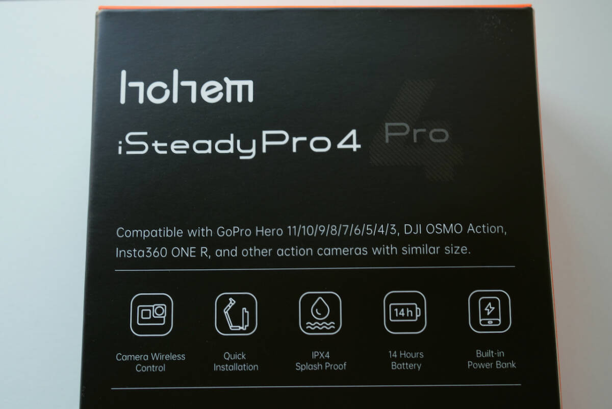 Hohem iSteady Pro4 アクション カメラ カム ジンバル スタビライザー GoPro ゴープロ 防水 元箱 付属品完備 新品同様_画像7