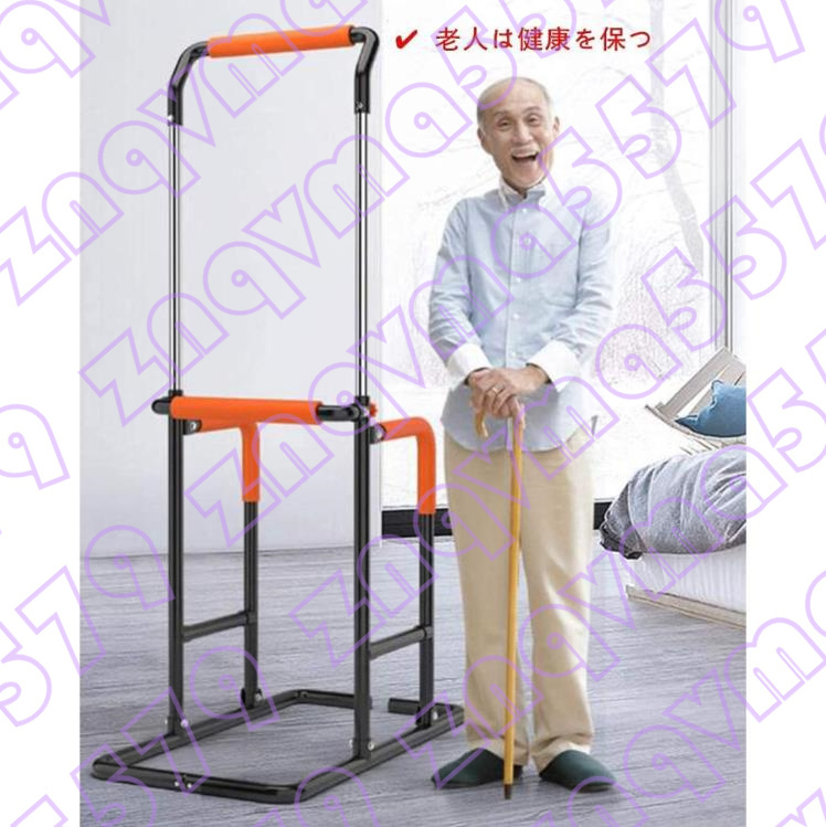 実用★ ぶら下がり健康器 家庭での使用懸垂マシンマルチジム懸垂器具耐荷重200kg筋肉トレーニング 懸垂バークッション8つの高さ調整_画像8