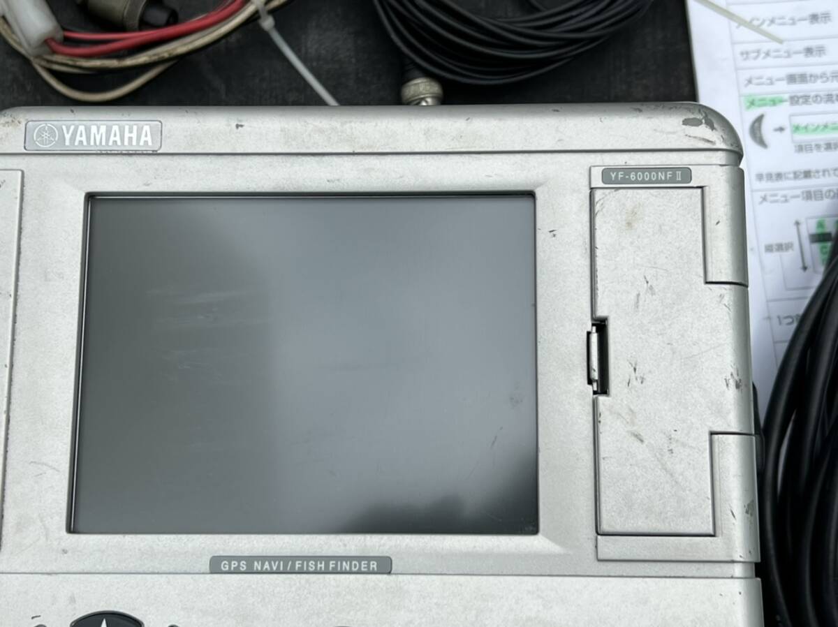 中古品！YAMAHA YF-6000NFⅡ GPSプロッター 魚群探知機 ROYALの画像5