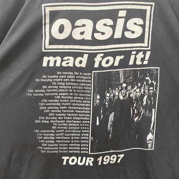 m80L バンドTシャツ バンT oasis オアシス 新品 ロックT 半袖 メンズ　レディース　Lサイズ