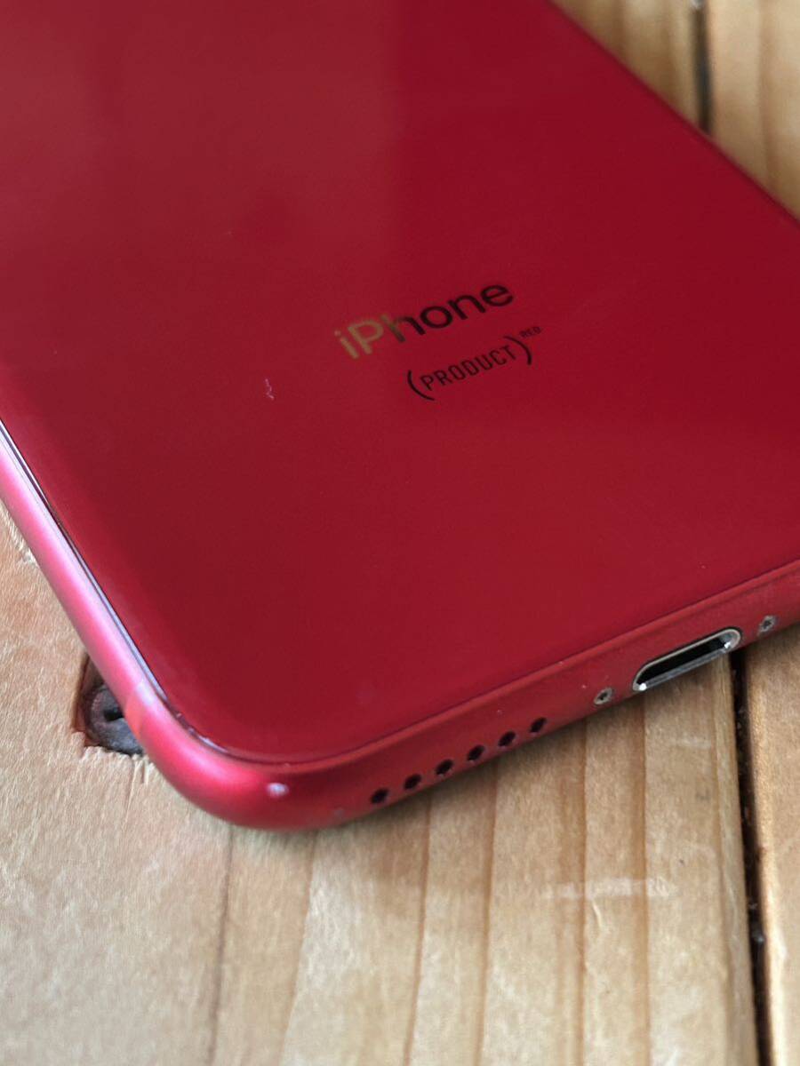 iPhone8 256G product red docomo 箱、本体、付属品なしの画像9