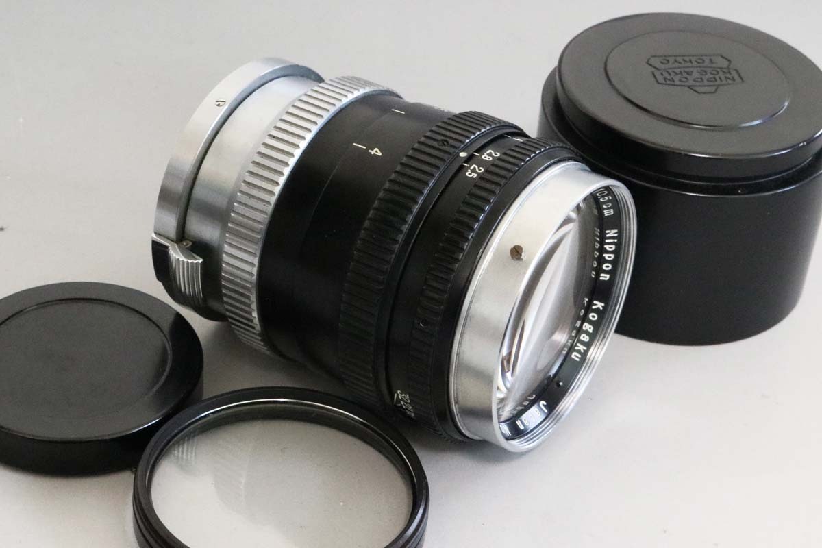 ①NIKKOR-P.C 1:2.5 f=10.5cm Nippon Kogaku Japan　詳細不明 動作未確認_画像2