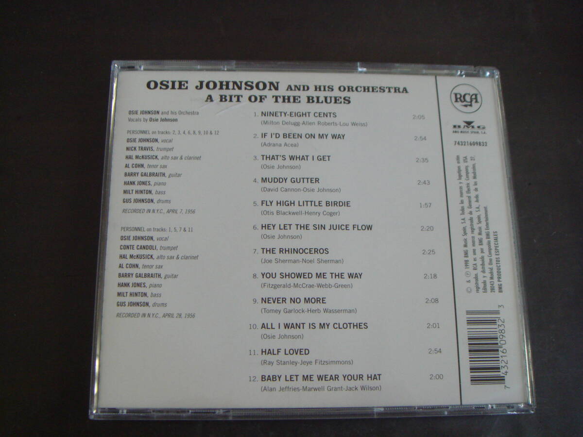 CD　OSIE　JOHNSON/A　BIT　OF　THE　BLUES_画像3